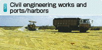 Civil engineering works and ports/harbors